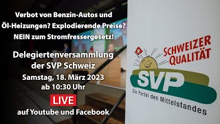 Delegiertenversammlung vom Samstag 18 März 2023 in Meyrin GE [upl. by Essyle848]