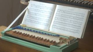 Octave travel clavichord 68 cm Dublin Virginal Manuscript Nicolas Zannin [upl. by Marelya333]