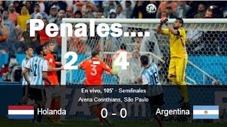 Holanda vs argentina Penales Estadisticas Goles Holland vs Argentina Penalty [upl. by Meehan]