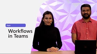 How to use Workflows in Microsoft Teams [upl. by Xenophon79]