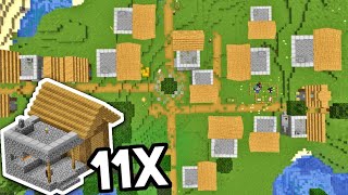 11 Blacksmith Village Seed For Minecraft Bedrock 120 [upl. by Poland]