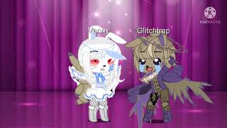 Glitchtrap and vanny funny moments nightcovethefox [upl. by Erodasi684]