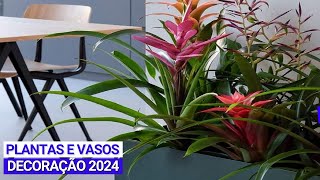 PLANTAS E VASOS NA DECORAÇÃO PARA 2024 [upl. by Philbrook]