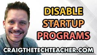 Disable Startup Programs In Windows Vista 2022 [upl. by Justinian]