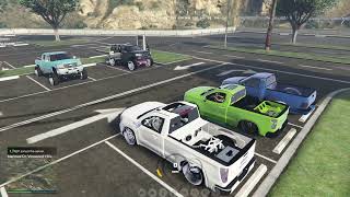 Leaned Out RP Truck Meet GTA5 GR33DY [upl. by Brenza]