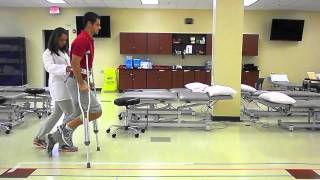 Schneider Hong Fleming Crutch Gait Pattern 2 pt 3 pt 4 pt [upl. by Otina582]