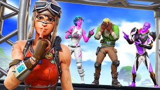 Ich STREAMSNIPE ein SKIN CONTEST weil NOSKIN gemobbt wird und zeigte OG LOSER DANCE  Fortnite [upl. by Notsehc139]