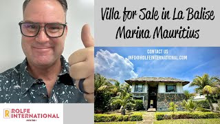 Villa for sale in La Balise Marina Mauritius [upl. by Monteith]