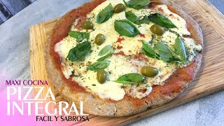 Pizza casera masa para pizza PASO A PASO con tips y trucos  Cómo hacer pizza E01 [upl. by Schilit657]