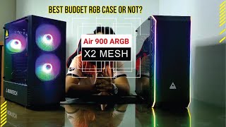 Montech Air900 ARGB Black  X2 Mesh RGB Black Gaming Casing Review [upl. by Daph]