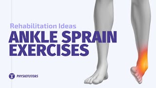 Ankle Sprain Rehab Exercises  Mobilisation Jumps Stability [upl. by Etram]