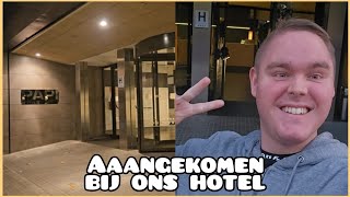 WE ZIJN AANGEKOMEN BIJ ONS HOTEL IN MALGRAT DE MAR 🏨🇪🇸 604 [upl. by Ecahc]