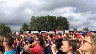 België zingt volkslied op rock Werchter [upl. by Holna]