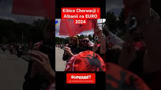 EURO 2024 KIBICE CHORWACJI I ALBANII SZALEJĄ kanałsportowy sports [upl. by Kcireddor185]