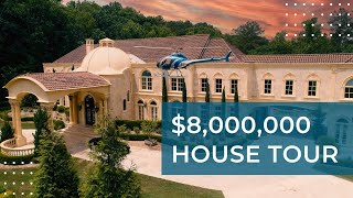 8 Million Atlanta Mansion Tour  Riverside Drive Atlanta GA 30328 mansion [upl. by Alleacim]