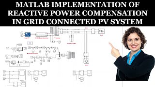 MATLAB Implementation of Reactive Power Compensation in GridConnected PV System  Grid  PV System [upl. by Libove]