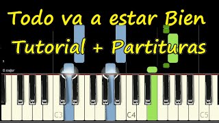 TODO VA A ESTAR BIEN Redimi2 Evan Craft Piano Tutorial Letra Cover Pista Karaoke Partitura Lyrycs [upl. by Saudra613]