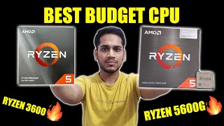 Ryzen 5600g vs Ryzen 3600 With Gaming Benchmarks  BEST BUDGET CPU [upl. by Gatias]