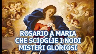 Rosario a Maria che scioglie i nodi  Misteri Gloriosi [upl. by Wall]