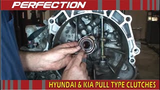 Hyundai Pull Type Clutch Release System Servicing [upl. by Gipson]