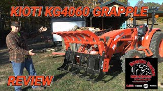 Kioti KG4060 Grapple Review [upl. by Ranitta]