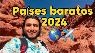 5 PAÍSES BARATOS PARA VIAJAR EN 2024  DESTINOS ECONÓMICOS [upl. by Aisyla]