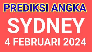 PREDIKSI ANGKA MAIN SDY HARI INI 4 FEBRUARI 2024 [upl. by Ditzel]