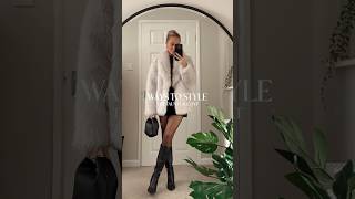 WAYS TO STYLE THE FAUX FUR COAT FOR WINTER ❄️ fauxfur winteroutfitinspo [upl. by Voccola787]