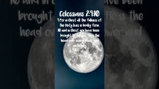 Colossians 210 jesusmessage heavenly bibleverse hope jesussaves encouragingverse love [upl. by Thill]