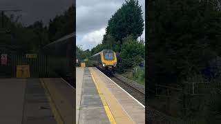 CrossCountry 220022 passes Solihull with Tones ukrail trainsatspeed shorts britishrail [upl. by Arracot]