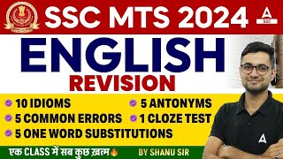 SSC MTS 2024  SSC MTS English Classes by Shanu Rawat  SSC MTS English Revision [upl. by Jari]