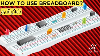 How to use Breadboard   In Tamil  HarisInfo [upl. by Ibba]