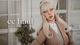 cc finds oct 2023┊los sims 4 contenido personalizado haul [upl. by Erodisi351]