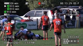 Group 6 CRL Rugby League 2021 R1 U18s The Oaks Tigers v Warragamba [upl. by Ert263]