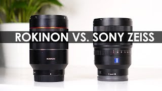 Rokinon VS Sony Zeiss — Rokinon AF 35mm f14 Sony Lens Autofocus Review [upl. by Halladba]