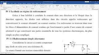 Chapitre3 Diode Ã jonction PN Partie2 amp Diode ZENER [upl. by Airetahs465]