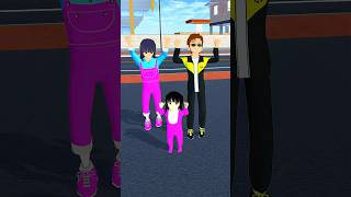 Policeman Yuta helps Miyo and his family👉👮‍♂️👹 sakuraschoolsimulator sakura roblox shorts viral [upl. by Danita]