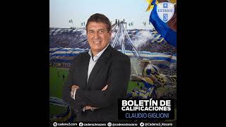 Boletín de Calificaciones de Godoy Cruz 1  1 Rosario Central Claudio Giglioni en Cadena 3 Rosario [upl. by Erehc352]