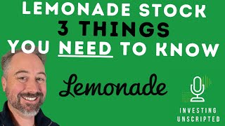 3 Things You Need To Know About Lemonade Stock [upl. by Rebmyk519]