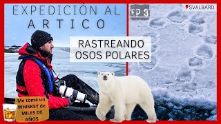 RASTREANDO OSOS POLARES en el Ártico 🐾 🐻‍❄️👀 me tomé un WHISKEY de MILES DE AÑOS 🧊🥃  SVALBARD 📍 [upl. by Larual]