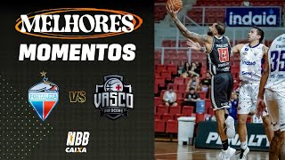 NOS ÚLTIMOS SEGUNDOS FORTALEZA BC 68 x 70 R10 SCORE VASCO  MELHORES MOMENTOS  NBB CAIXA 202425 [upl. by Crescin]