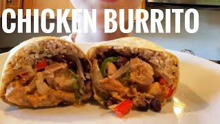 Spicy Chicken Burritos cooking food chef recipe chicken [upl. by Delmar573]