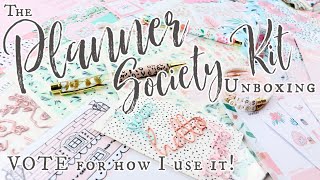 The Planner Society Kit Unboxing and Black Friday Haul  Ideas for Happy Planner [upl. by Healy]