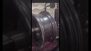 buckled alloy wheel repair [upl. by Harlen]