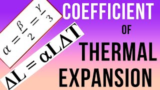 Coefficient of Thermal Expansion l Linear expansivity l Volumetric Expansion To the Point Rajan Sir [upl. by Etaner]