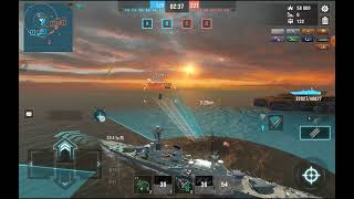 World of Warships Blitz  Tier 8 German Cruiser Schill 04 [upl. by Obadias]