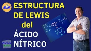 Estructura de Lewis del ácido nítrico  HNO3 [upl. by Amiel]