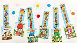 Orchard Toys Giraffes in Scarves Game [upl. by Annovahs]