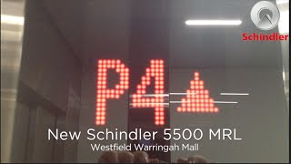 NEW Schindler 5500 MRL Traction Lift  Westfield Warringah Mall [upl. by Aimar593]