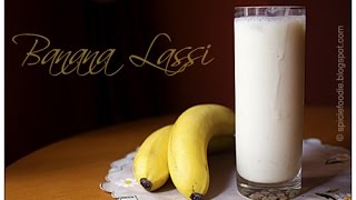 Banana Lassi RecipeYUMMY [upl. by Eisus]